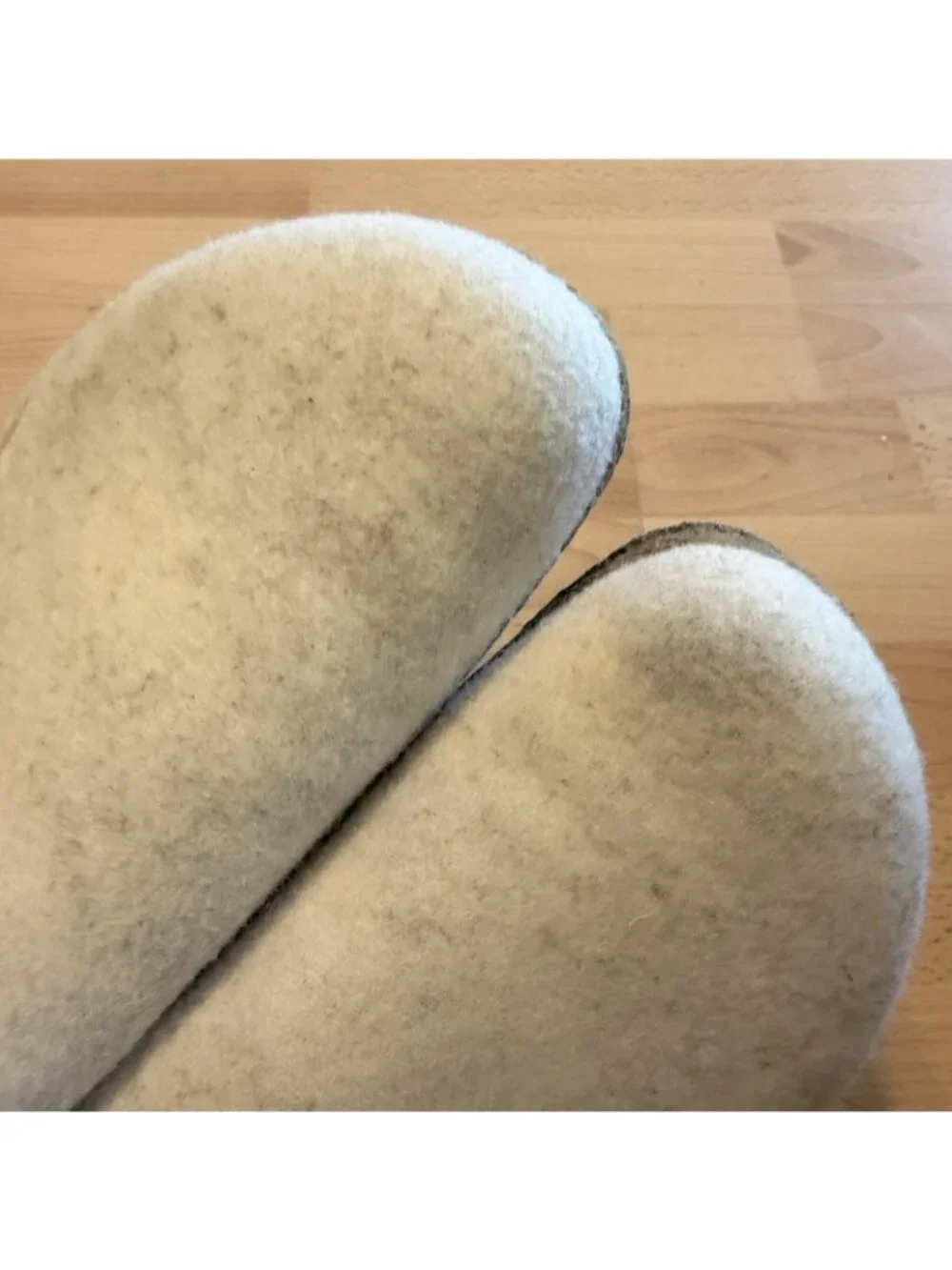 BIRKENSTOCK  Zermatt  Genuine Shearling Lined Ivory Slipper Size 41 L 10